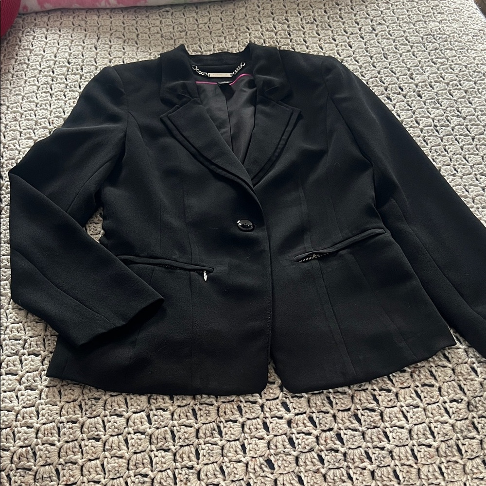 WHBM Black Blazer Jacket, Tailored Look